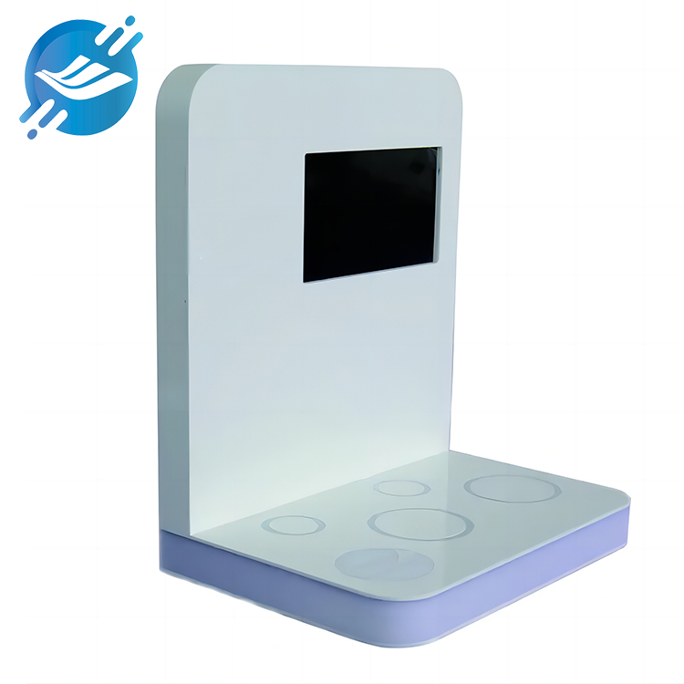 cosmetische display stand, acryl display stand, Oanpaste display stand, mei led ljochten display stand, skin care products display stand