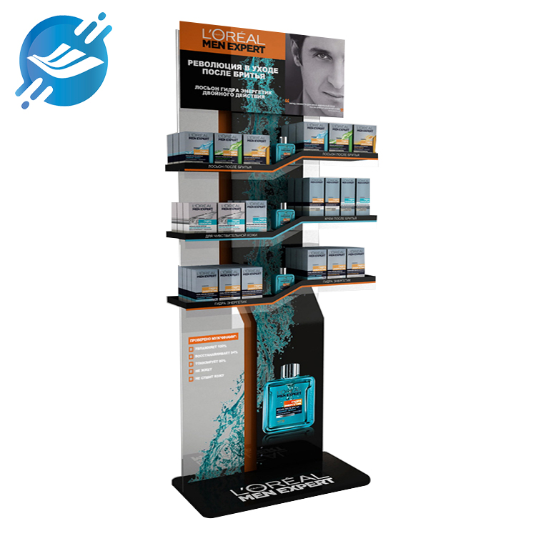Cosmetic Display Rack , Display Rack ng Mga Produktong Pangangalaga sa Balat, Metal Display Stand, Floor Display Stand, OEM Display Stand