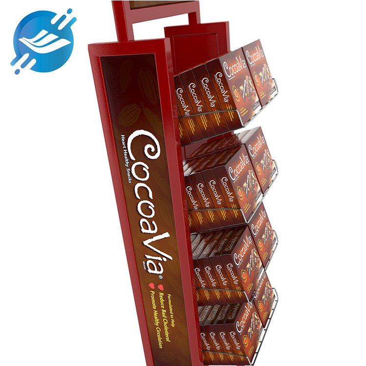 1. Մետաղից և ՊՎՔ-ից պատրաստված շոկոլադե ցուցափեղկեր 2. Երկկողմանի էկրան 3. Պարզ դիզայնի կառուցվածք, հեշտ ապամոնտաժվող և հավաքվող 4. Ամուր կառուցվածք, ամուր և գործնական 5. Անվճար դիզայն 6. Կարմիր և շագանակագույն գովազդային վահանակները համընկնում են 7. Լայն կիրառելիություն , կարող է ցուցադրել մի շարք ապրանքներ 8. Կիրառման սցենարների լայն տեսականի 9. Անհատականացման և վաճառքից հետո սպասարկման գործառույթով