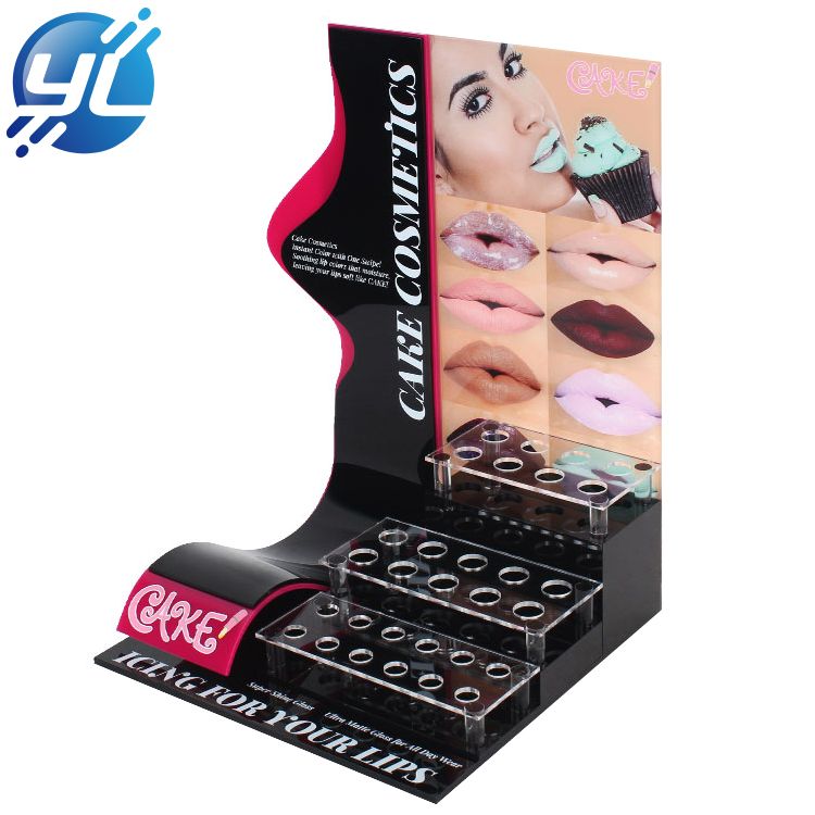 Factory direct sales of countertop acrylic cosmetic display stands