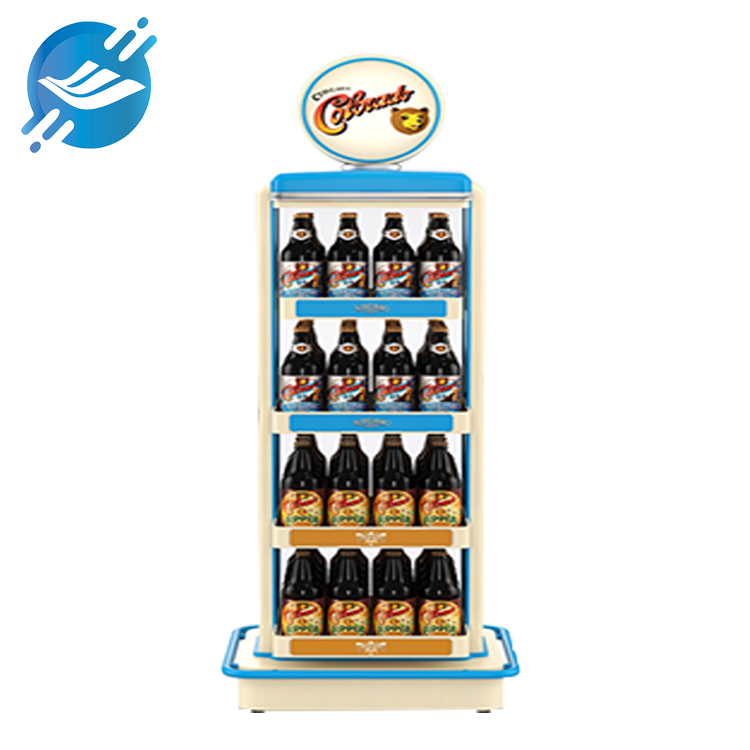 1. Beverage display racks are made of wood and metal
2. Surface treatment: metal powder spraying, metal oil spraying, dust-proof, moisture-proof, etc.
3. Strong bearing capacity
4. The base is equipped with pulleys or flat pads for easy movement
5. Fashionable design, easy to disassemble and assemble,
6. Large capacity, double-sided design
7. Wide applicability, displaying various types of products
8. Wide range of application scenarios
9. With customization and after-sales service