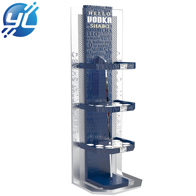 Wine display stand made of stainless steel and acrylic
large storage capacity
Wide range of display racks
clear hierarchy
Bottom V-shaped design, solid and durable structure
Head exclusive LOGO