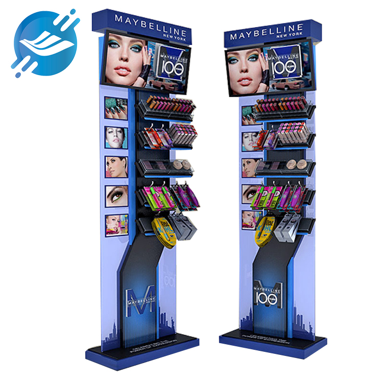 1. The cosmetic display stand is made of wood, acrylic, metal, LCD display
2. The overall structure is strong and firm, durable and does not shake
3. The display screen can repeatedly play the product's functions, characteristics, usage methods, etc.
4Each layer is an independent card slot on the slope to protect the product from slipping, with a clear layering and no confusion
5. Environmental protection material, dust-proof, moisture-proof, anti-corrosion effect
6. Blue and purple color matching, breaking the tradition
7. Free design or drawing processing
8. Rich display categories
9. Wide application
10. With customization and after-sales service
11. KD transportation