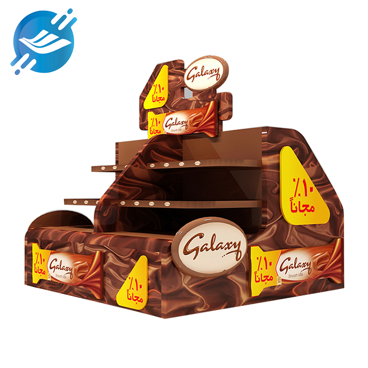 1.Chocolate display stand made of environmentally friendly MDF
2.MDF mounting
3. Strong and durable structure, easy to assemble
4. A variety of styles for customers to choose from
5. Large capacity, suitable for placement in the center
6. Brown design echoes the product
7. Equipped with fences to prevent products from sliding down
8. High applicability, displaying a variety of products
9. Many application scenarios
10. With customization and good after-sales service