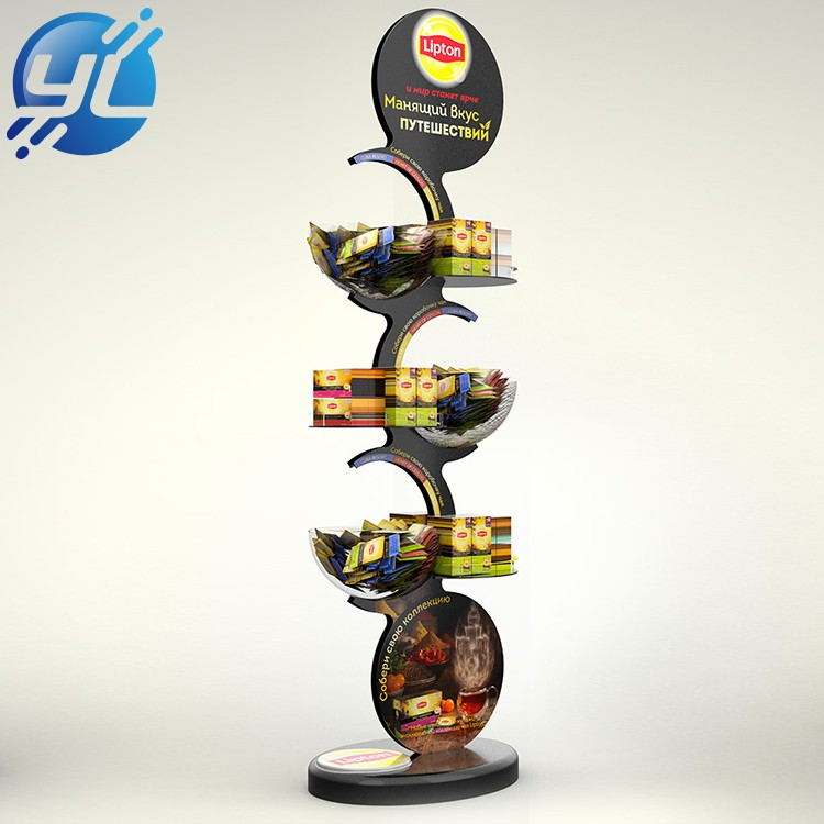 Customized professional advertising customized cookie acrylic display stand
