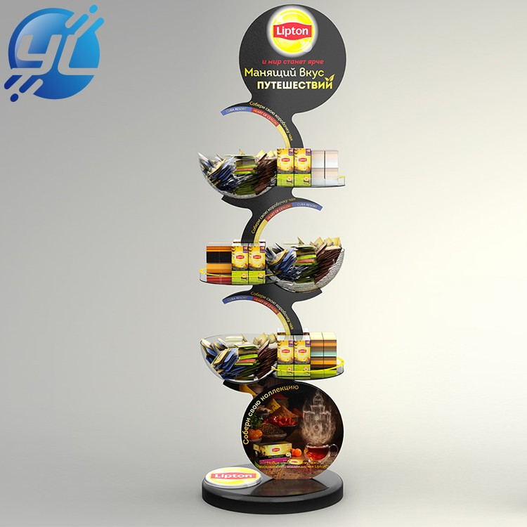 Customized professional advertising customized cookie acrylic display stand
