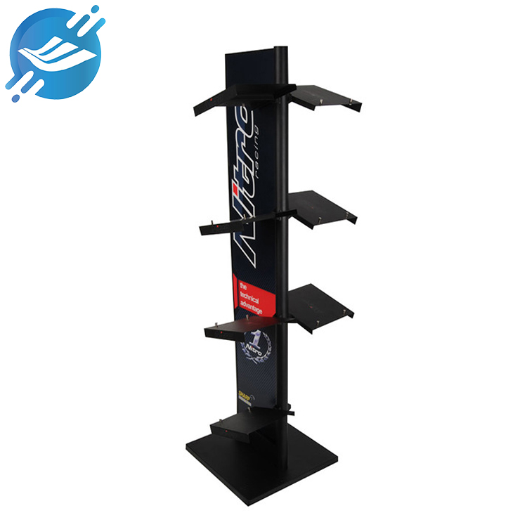1. Metal material, four casters
2. Novel design, strong and durable structure
3. Display on both sides
4. Movable laminates, there are buckles on the laminates to prevent products from slipping, and the height of the laminates can be adjusted freely
5. Space-saving and easy to assemble
6. KD packaging
7. Accept ODM, OEM