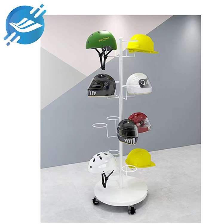 Helmet branchtiered metal display stand (6)
