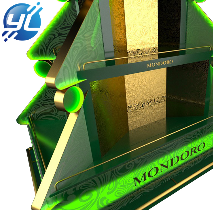 LED యాక్రిలిక్ బీర్ లిక్కర్ బాటిల్ డ్రింక్ సీనియర్ షాంపైన్ లైట్ అప్ డిస్‌ప్లే ర్యాక్ వైన్ బాటిల్ డిస్‌ప్లే హోల్డర్ ఫీచర్ చేయబడిన చిత్రం