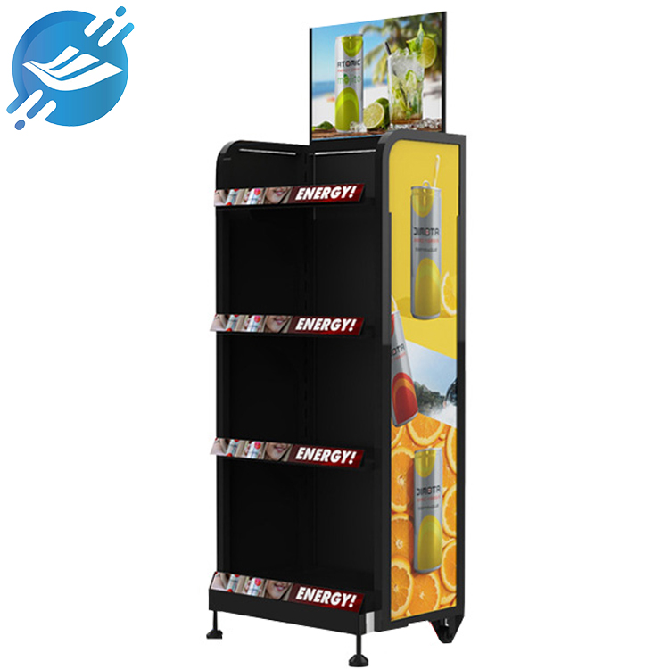 1. The beverage display stand is made of metal and PVC combination
2. Three-layer design, large storage capacity, and the height of the laminate can be adjusted freely
3. The combination of base leveling feet and heavy-duty casters makes it easy to move
4. The top and both sides are poster advertisement design
5. High-temperature environmental protection spray paint, dustproof, moisture-proof, rust-proof and corrosion-proof
6. The design structure is simple and easy to assemble
7. Various beverages can be displayed, such as bottled beverages, canned beverages, snacks, candies, small toys, etc.
8. Used in supermarkets, convenience stores, beverage stores, canteens, exhibitions, etc.
9. With customization and after-sales service