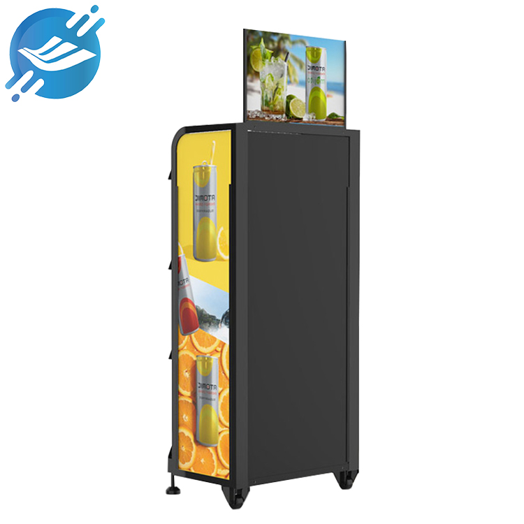1. The beverage display stand is made of metal and PVC combination
2. Three-layer design, large storage capacity, and the height of the laminate can be adjusted freely
3. The combination of base leveling feet and heavy-duty casters makes it easy to move
4. The top and both sides are poster advertisement design
5. High-temperature environmental protection spray paint, dustproof, moisture-proof, rust-proof and corrosion-proof
6. The design structure is simple and easy to assemble
7. Various beverages can be displayed, such as bottled beverages, canned beverages, snacks, candies, small toys, etc.
8. Used in supermarkets, convenience stores, beverage stores, canteens, exhibitions, etc.
9. With customization and after-sales service