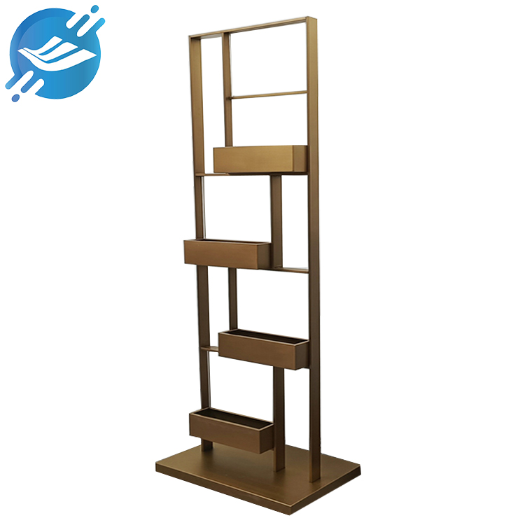 1. Newspaper display rack made of stainless steel
2. High load-bearing capacity and high stability
3. Divided into four levels with staggered design
4. Large capacity and easy to group
5. Can display newspapers, books, magazines, etc.
6. Suitable for bookstore, library, school, office, exhibition hall, etc.
7. Support ODM, OEM