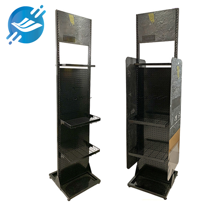 Store POS Counter Standing Steel Pegbord Rack Display for Keychains  (PHD8007) - China Steel Perforated Plate Rack and Steel Perforated Plate  Display price