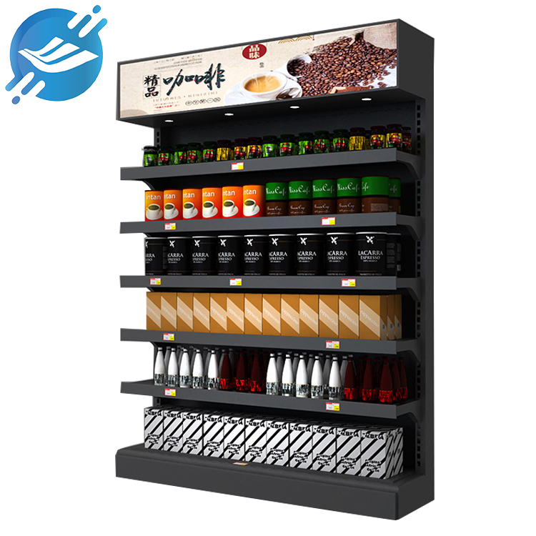 1. The material of the coffee display stand is metal, PVC
2. The design structure is simple, the pursuit of practicality
3. The display stand consists of six layers, large capacity, and can display different products
4. The height of each layer is adjustable
5. There are several round lights on the top for illuminating the display products
6. High applicability, such as coffee beans, coffee powder, snacks, beverages, etc.
7. Suitable for cafes, restaurants, supermarkets, shopping malls, etc.
8. With customization and after-sales service