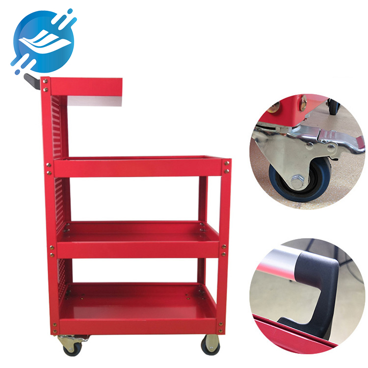 1. Mainly made of metal
2. Trolley type, easy to move and place
3. Strong load-bearing, large space for use
4. Simple structure, solid and stable screw lock
5. High temperature spray paint is environmentally friendly and dustproof, moisture-proof, rust-proof and not easy to fade
6. Dragon fruit colour, eye-catching and attractive
7. Back panel is through the wall design, can put hooks, increase storage capacity
8.Display and storage of various products
9. Wide range of applications
10. Customised service available