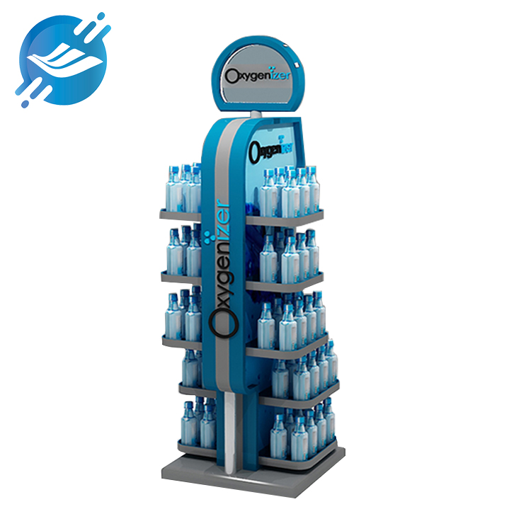 1. The skin care product display stand is made of metal, acrylic, LED
2. The structure is strong, firm and evenly stressed
3. Design double-sided display
4. LED light strips are installed on the head and in the middle
5. Free design
6. The color is sky blue, consistent with the product
7. Wide applicability
8. Many application scenarios
9. With customization and after-sales service