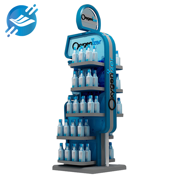 1. The skin care product display stand is made of metal, acrylic, LED
2. The structure is strong, firm and evenly stressed
3. Design double-sided display
4. LED light strips are installed on the head and in the middle
5. Free design
6. The color is sky blue, consistent with the product
7. Wide applicability
8. Many application scenarios
9. With customization and after-sales service