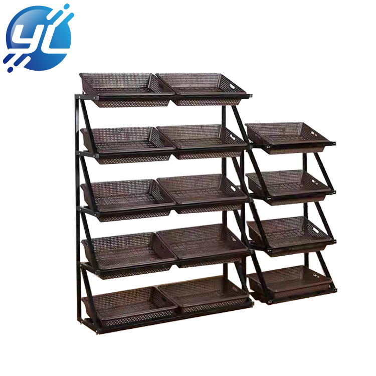 Supermarket Display Stand For Fruit And Vegetable Rack