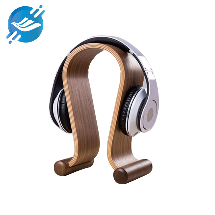 Wooden earphone display stand (1)