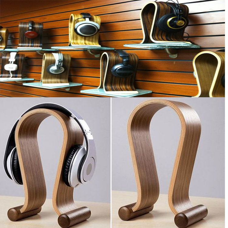 Wooden earphone display stand (6)
