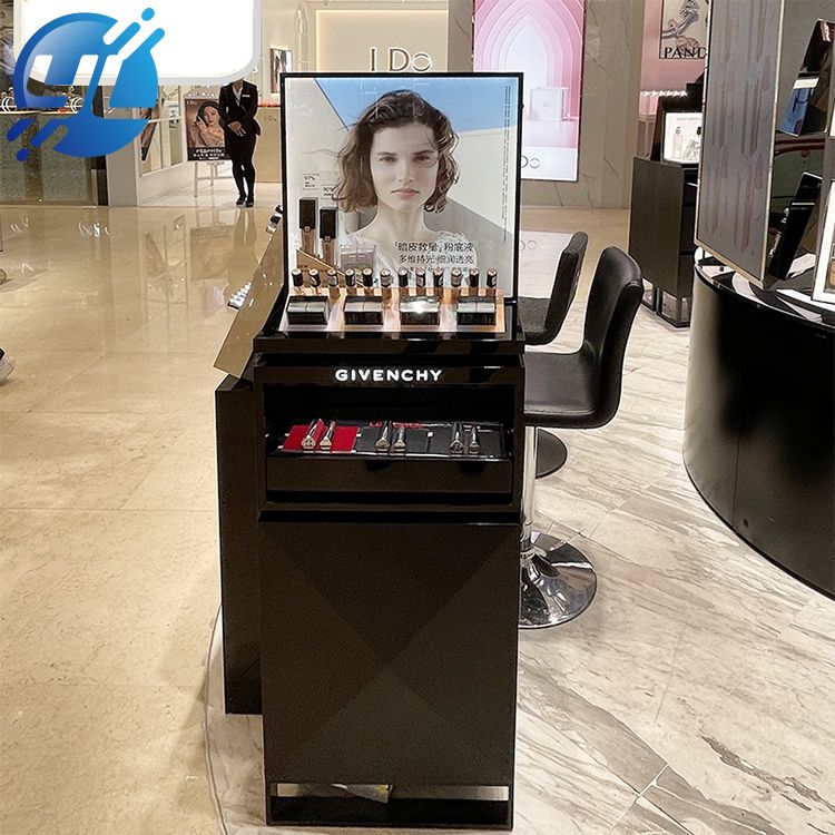 1.Customized beauty function display
2.side independent terminal
3.simple large capacity locker
4.Reverse makeup table design
5.Size can be customized