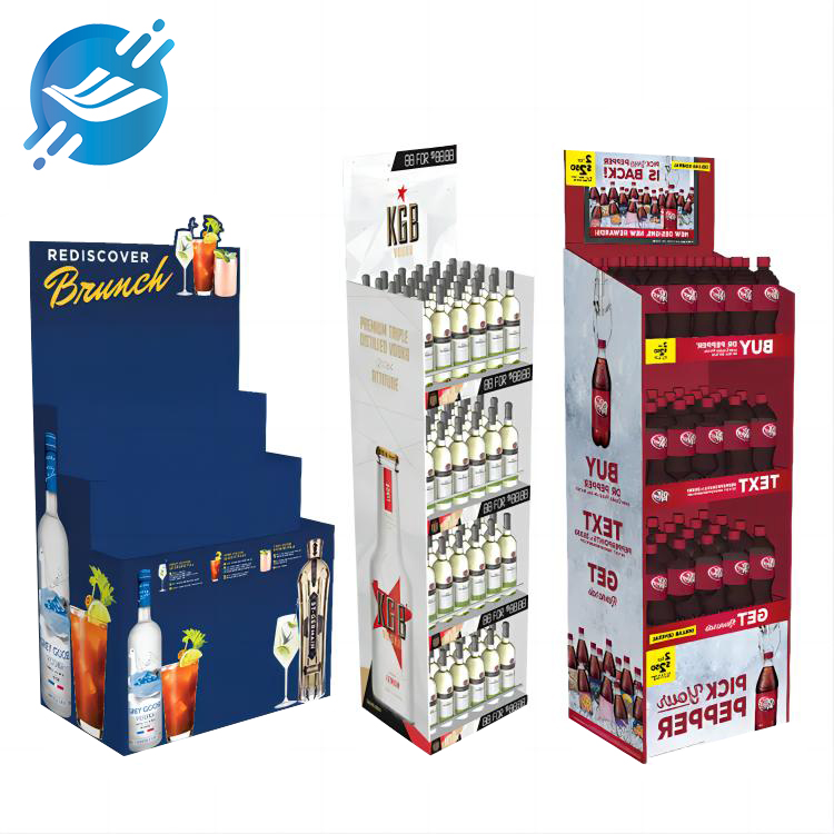 1. Juice display stand is composed of cardboard
2. In line with the concept of environmental protection, recyclable
3. Bright colors, easy to disassemble and assemble
4. Free design
5. Large capacity, each layer can bear 6kg
6. Equipped with a fence to prevent falling
7. Strong applicability
8 many application scenarios
9. Customizable and after-sales service