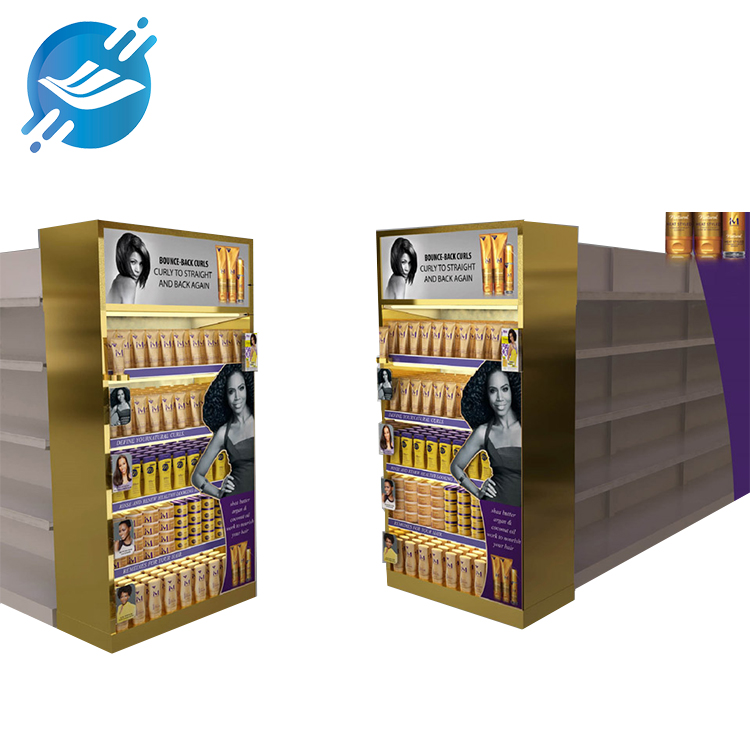 1. The shampoo display stand is made of wood, PVC, LED
2. Environmentally friendly material, wooden oil spray, dustproof, moistureproof, corrosionproof
3. Gold edging, LEDs are arranged under each layer of the board, which slightly shows the high-grade product
4. Bottom leveling feet not only protect the ground, but also balance the display rack
5. Strong structure and strong bearing capacity
6. Equipped with fences and grooves, with a capacity of 4-5 floors
7. Strong applicability
8. Many application scenarios
9. With customization and after-sales service