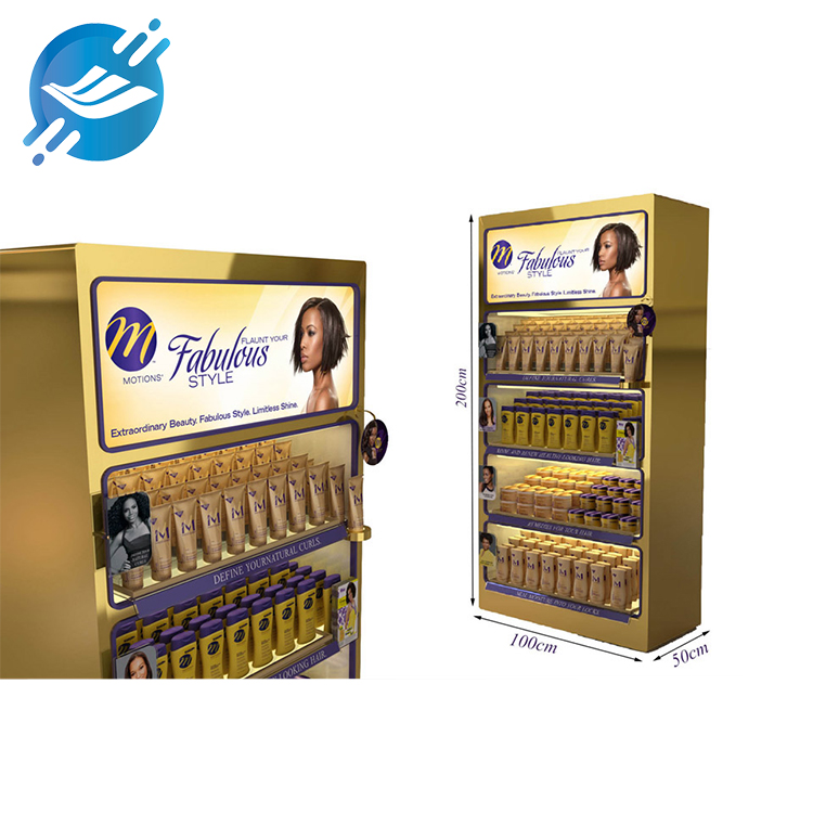 1. The shampoo display stand is made of wood, PVC, LED
2. Environmentally friendly material, wooden oil spray, dustproof, moistureproof, corrosionproof
3. Gold edging, LEDs are arranged under each layer of the board, which slightly shows the high-grade product
4. Bottom leveling feet not only protect the ground, but also balance the display rack
5. Strong structure and strong bearing capacity
6. Equipped with fences and grooves, with a capacity of 4-5 floors
7. Strong applicability
8. Many application scenarios
9. With customization and after-sales service