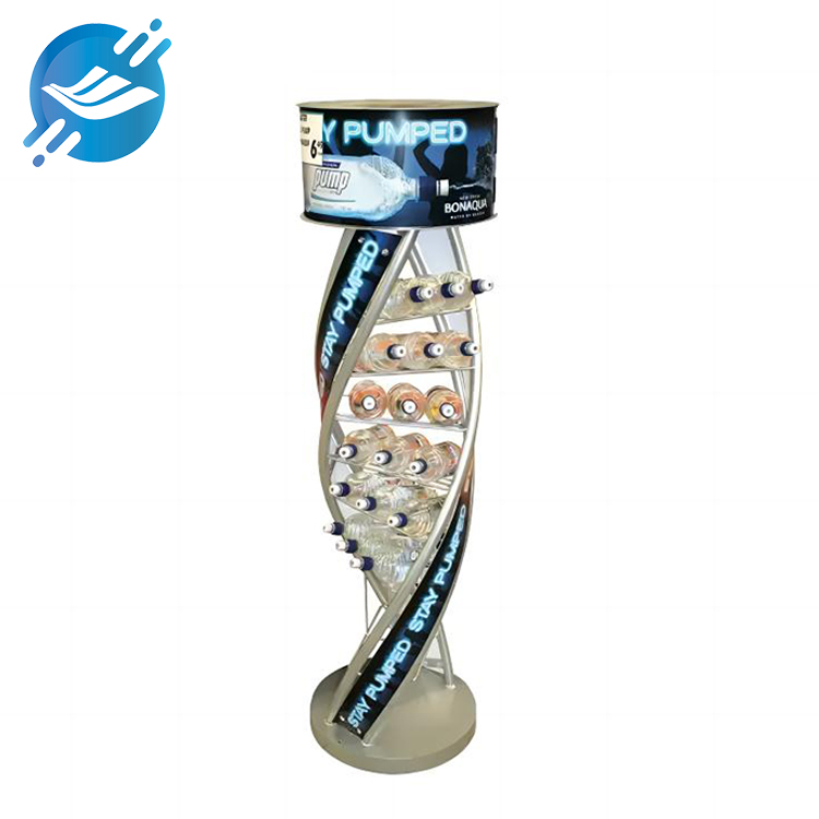 1. The beverage display stand is composed of stainless steel and stainless steel plate
2. Unique design, fashionable style
3. Strong bearing capacity, stable structure and durable
4. Spiral, can be displayed at 360°
5. Overall hollow, good ventilation effect
6. Free design
7. The bottom is thickened, the focus is stable, with casters, it is easy to move and takes up little space
8. Dust spraying, environmental protection, anti-rust, moisture-proof, dust-proof, anti-corrosion, etc.
9. Wide applicability
10. Many application scenarios
11. With customization and after-sales service