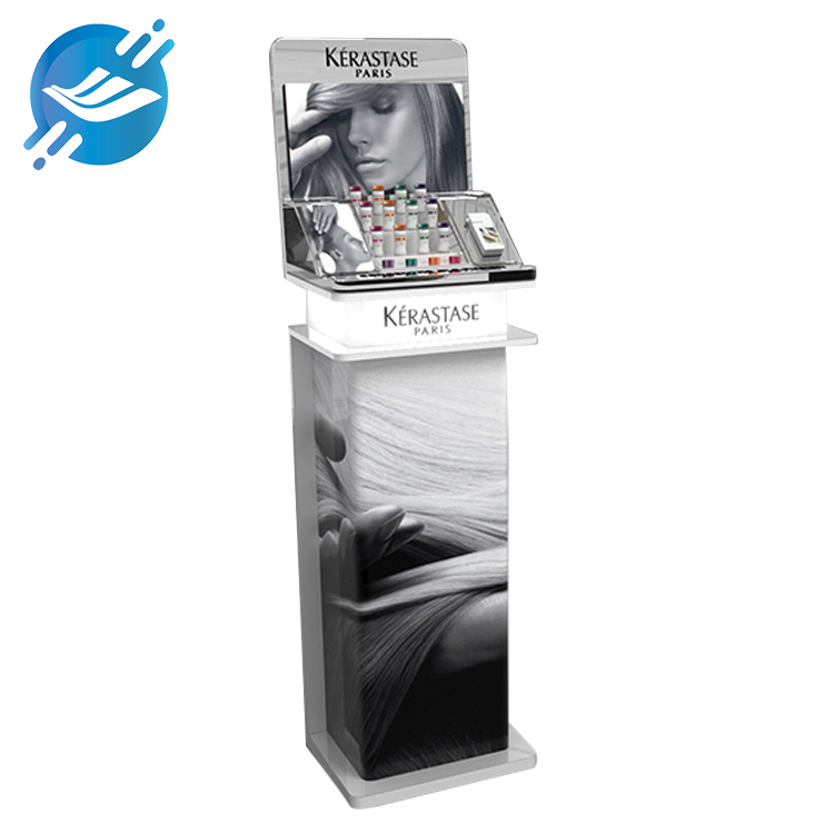 1.Conditioner display made of metal, acrylic, LCD display
2. Metal powder coating is both environmentally friendly and rust-proof, dust-proof, moisture-proof, corrosion-proof, etc.
3. The LCD display can repeat the product's function, features, and usage.
4. Free design
5. With storage and display functions
6. Overall black and white gray, simple design
7. A variety of options, large capacity
8. Equipped with fences and grooves to prevent falls
9. Strong applicability
10. Multiple application scenarios
11. With customization and after-sales service function