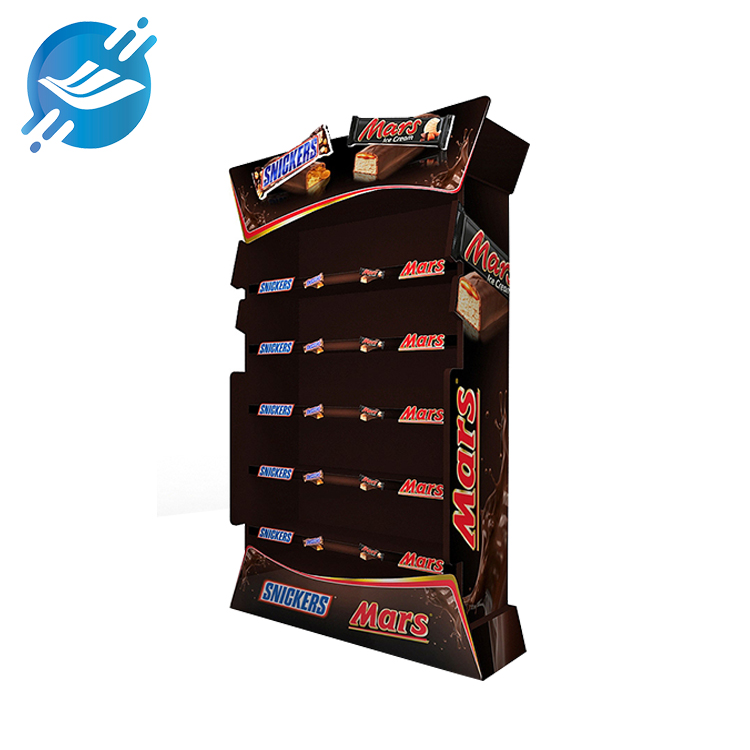 1. The food display rack is made of green and environmentally friendly corrugated paper

2. Bright color and bright spots

3. Environmentally friendly material, recyclable

4. Lightweight and easy to move

5. Low price

6. Two designs, choose according to different needs.

7. Large capacity, at least three floors, single and double-sided display can be designed

8. Each layer will be appropriately tilted to facilitate better display and placement.

9. The main color is brown, which matches the product packaging.

10. Wide applicability, displaying various types of products

11. Wide application scenarios
