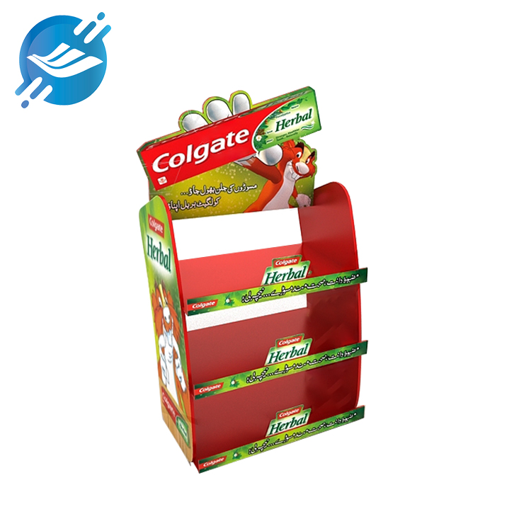 1. The toothpaste display stand is made of paper
2. Green, environmentally friendly and recyclable
3. Process: UV printing
4. Desktop design, small footprint, easy to move, bright colors
5. Simple structure, easy to disassemble and assemble
6. Large capacity, each layer can hold 28 boxes of toothpaste
7. Three floors in total, single-sided display
8. Wide applicability, displaying various products
9. Wide range of application scenarios
10. With customization and after-sales service