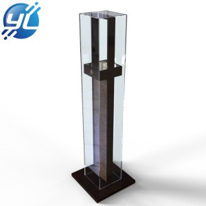 Metal OEM countertop T-shaped retail jewelry necklace display stand