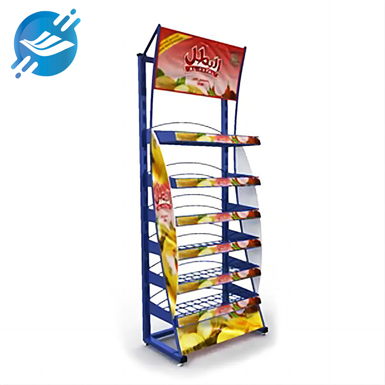 1. Snack shelves are mainly made of metal iron pipes or wires, or composite materials, combined with acrylic. For example, candy display racks often use this composite material.

2. Strong structure and strong stability

3. Rich styles, including mesh, laminate, etc.

4. Large capacity and strong load-bearing capacity

5. Laminate will be tilted based on product selection.

6. The design is more practical and occupies a small area.

7. Wide applicability, displaying various types of products

8. Wide range of application scenarios

9. With customization and after-sales service