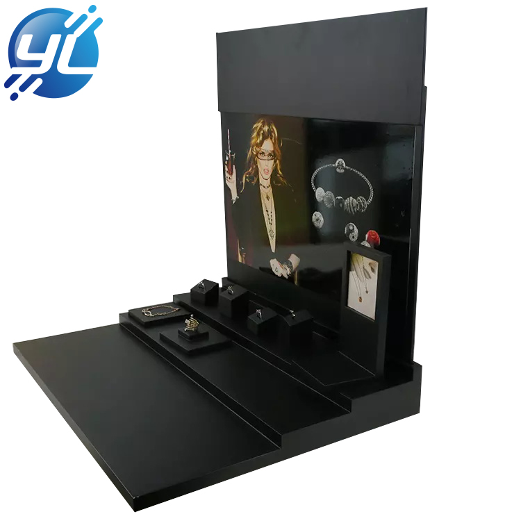 Acrylic Jewellery Counter And Showcase For Ring Earrings Jewelry Display