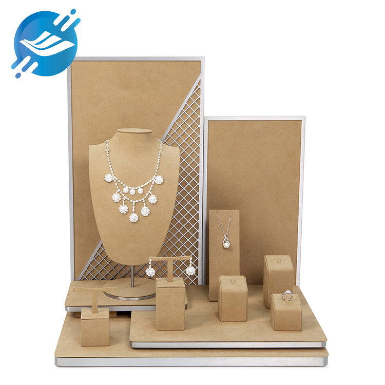 1.Jewelry display set is made of wood & metal & fiber cloth
2. Novel and unique design
3. The sets can be freely combined
4. Display different styles of products
5. Eco-friendly material with delicate and ultra-flat coverage, giving you a touchable texture
6.Fine craftsmanship
